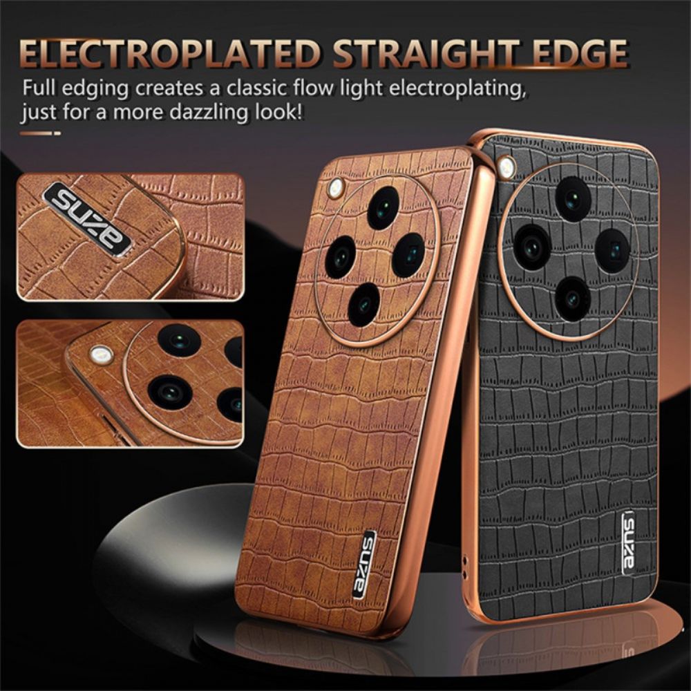 Hoesje Oppo Find X8 Pro Krokodillen-effect Azns