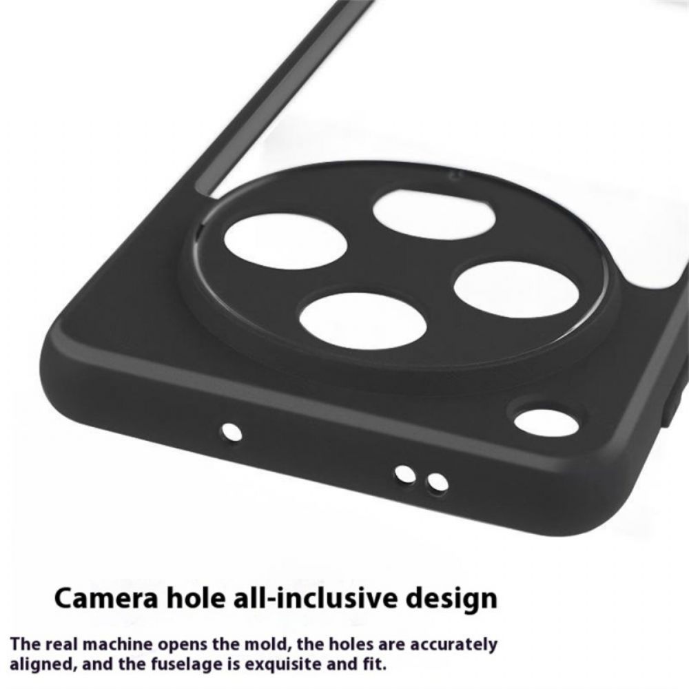 Hoesje Oppo Find X8 Pro Transparant Met Siliconen Randen Bescherming Hoesje