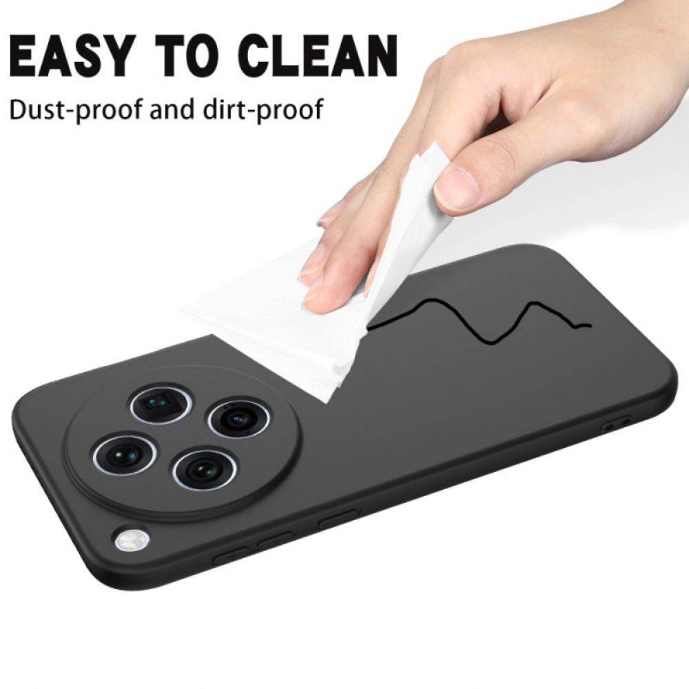 Hoesje Oppo Find X8 Pro Vloeibare Siliconen Met Bandje