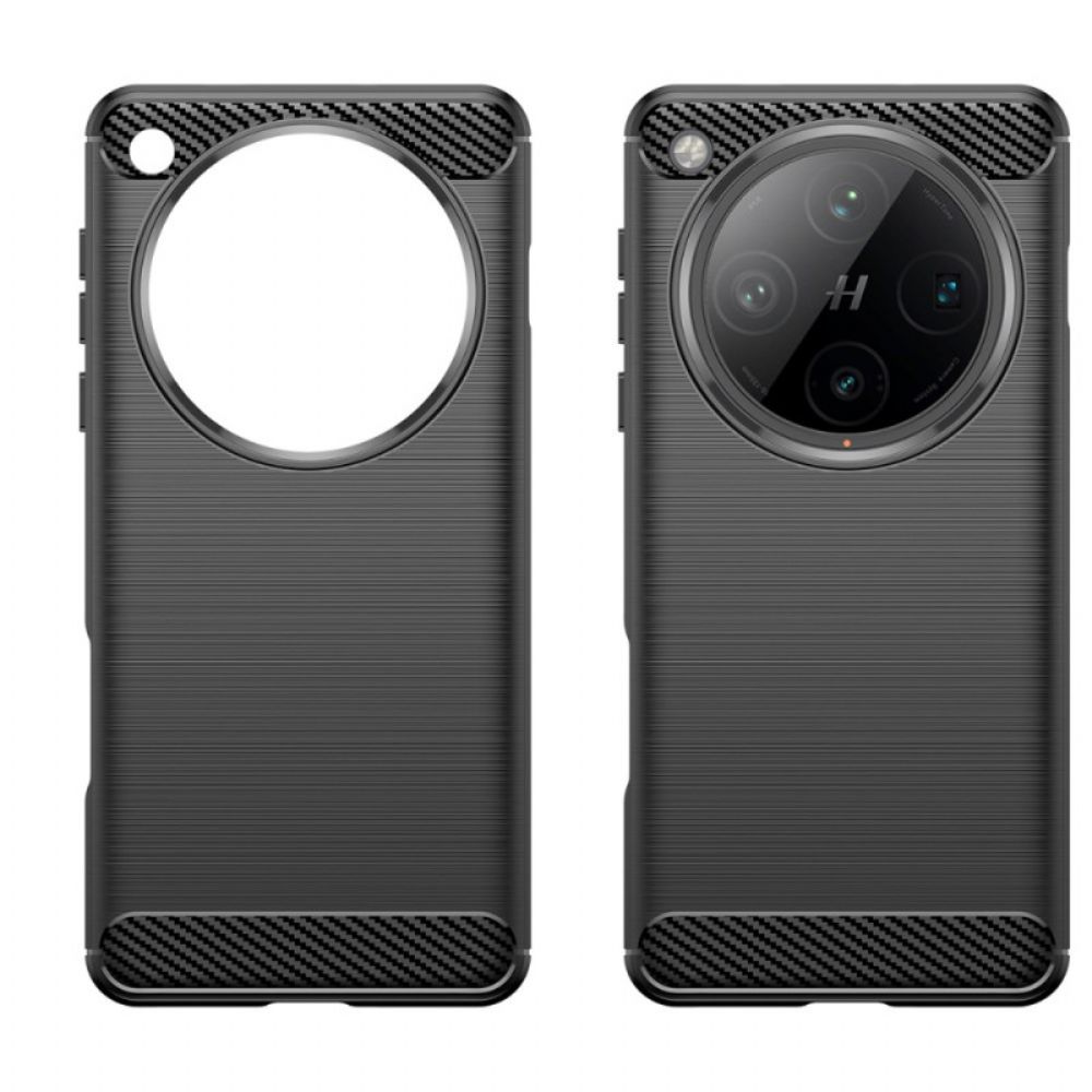 Hoesje Voor Oppo Find X8 Pro Geborsteld Koolstofvezel