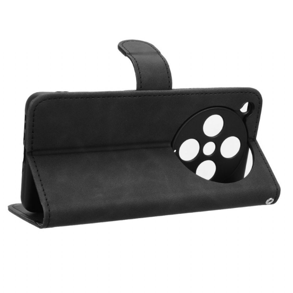 Leren Hoesje Oppo Find X8 Pro Suède-effect Bescherming Hoesje