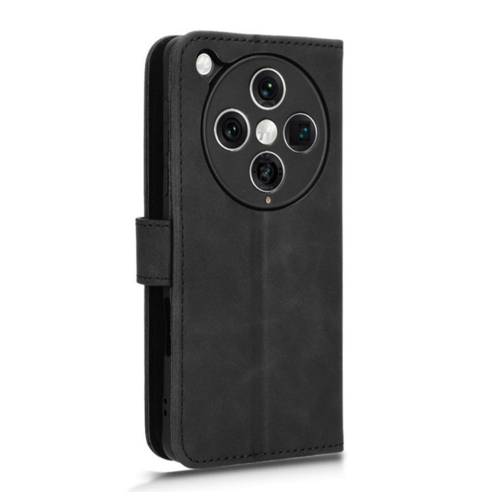 Leren Hoesje Oppo Find X8 Pro Suède-effect Bescherming Hoesje