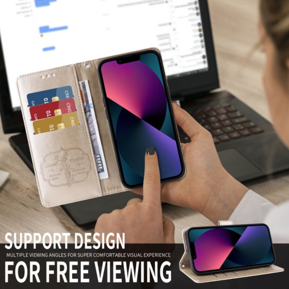 Bescherming Hoesje Vivo X300 Pro Bloemen- En Vlinderpatroon