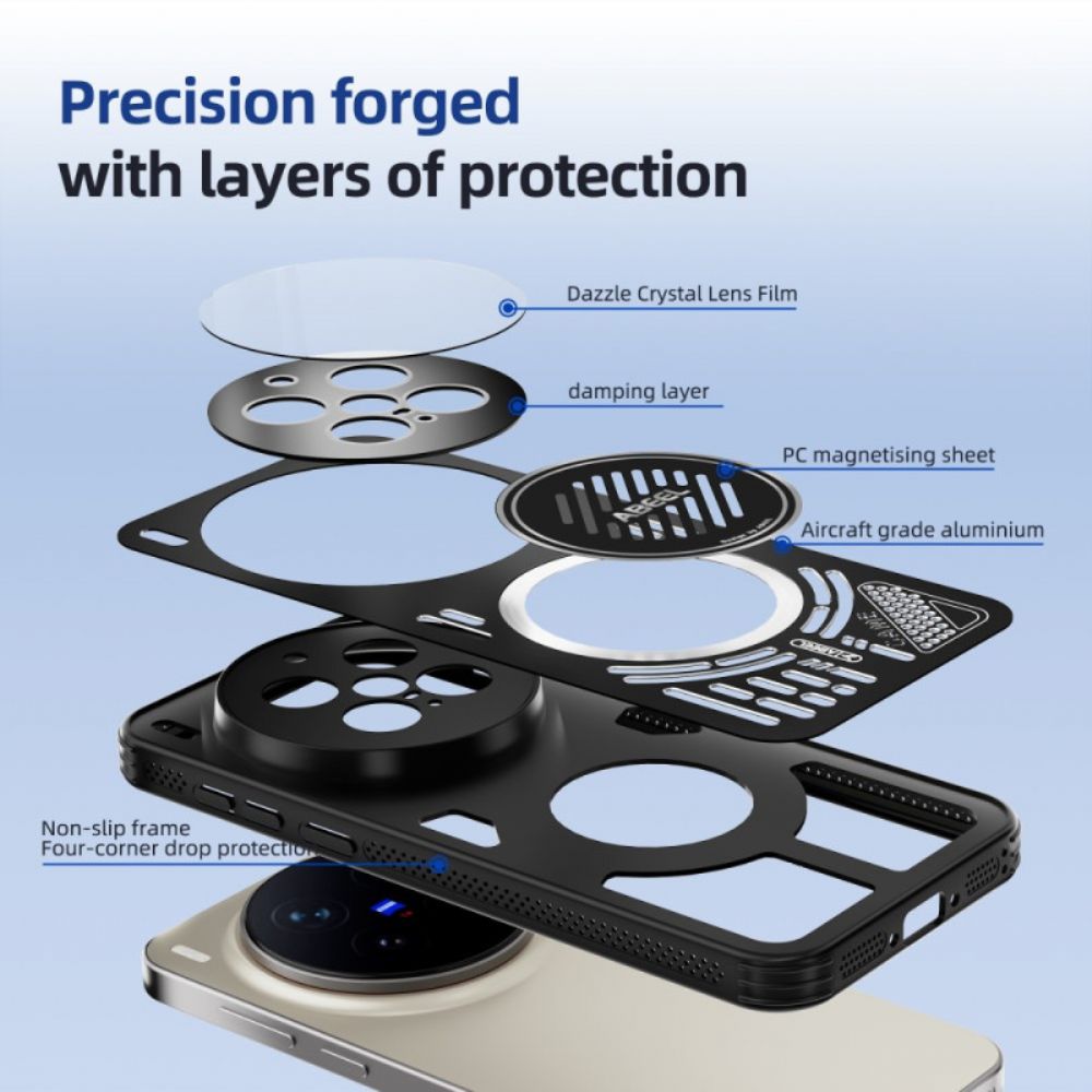 Case Hoesje Vivo X300 Pro Telefoonhoesje Magnetisch Met Warmteafvoer Abeel