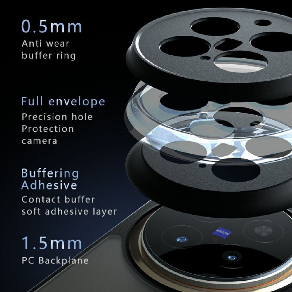 Case Hoesje Vivo X300 Pro Telefoonhoesje Schokbestendig Transparant