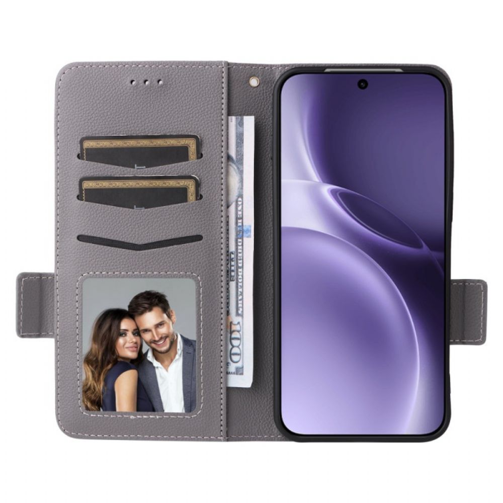 Folio-hoesje Vivo X300 Pro Kunstleer Met Bandje