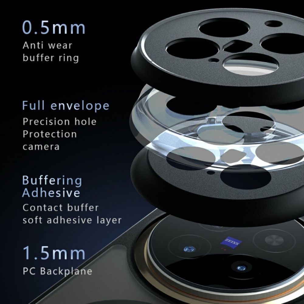 Hoesje Vivo X300 Pro Magsafe Matte Afwerking Bescherming Hoesje