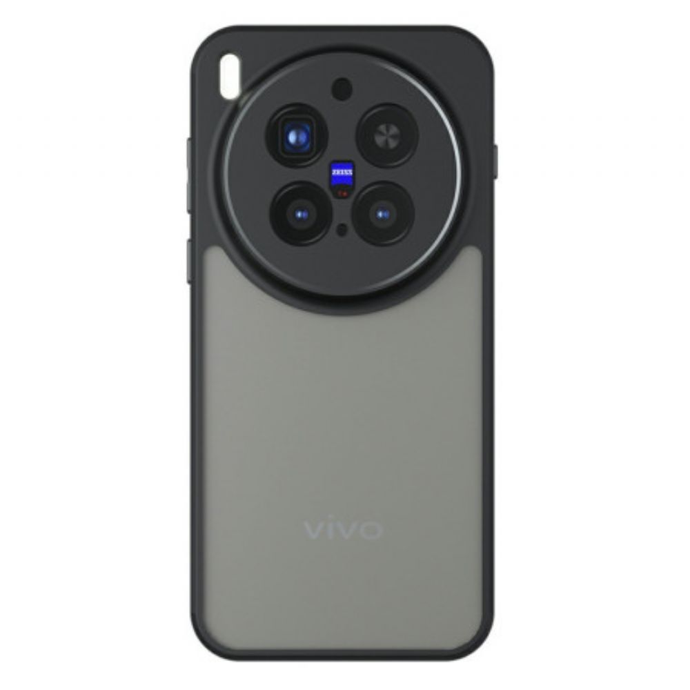 Hoesje Vivo X300 Pro Matzwart Transparant