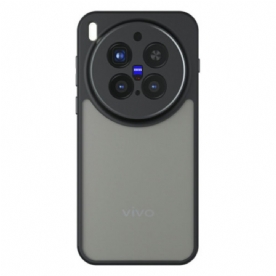 Hoesje Vivo X300 Pro Matzwart Transparant