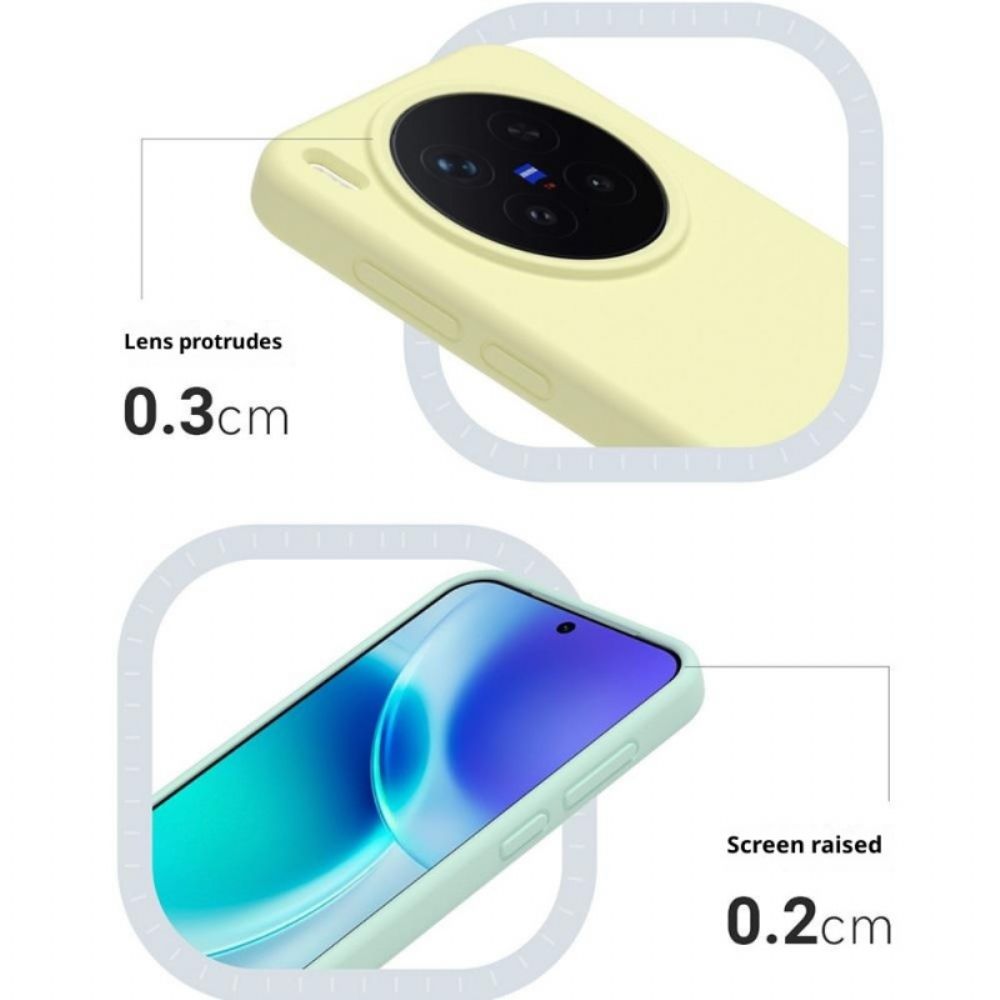 Hoesje Vivo X300 Pro Vloeibare Siliconen