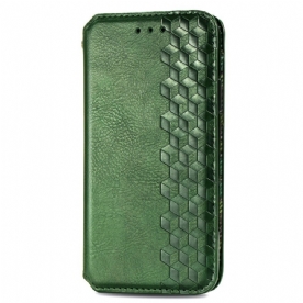 Folio-hoesje Voor Vivo V40 5g Suède-effect Met Diamantpatroon