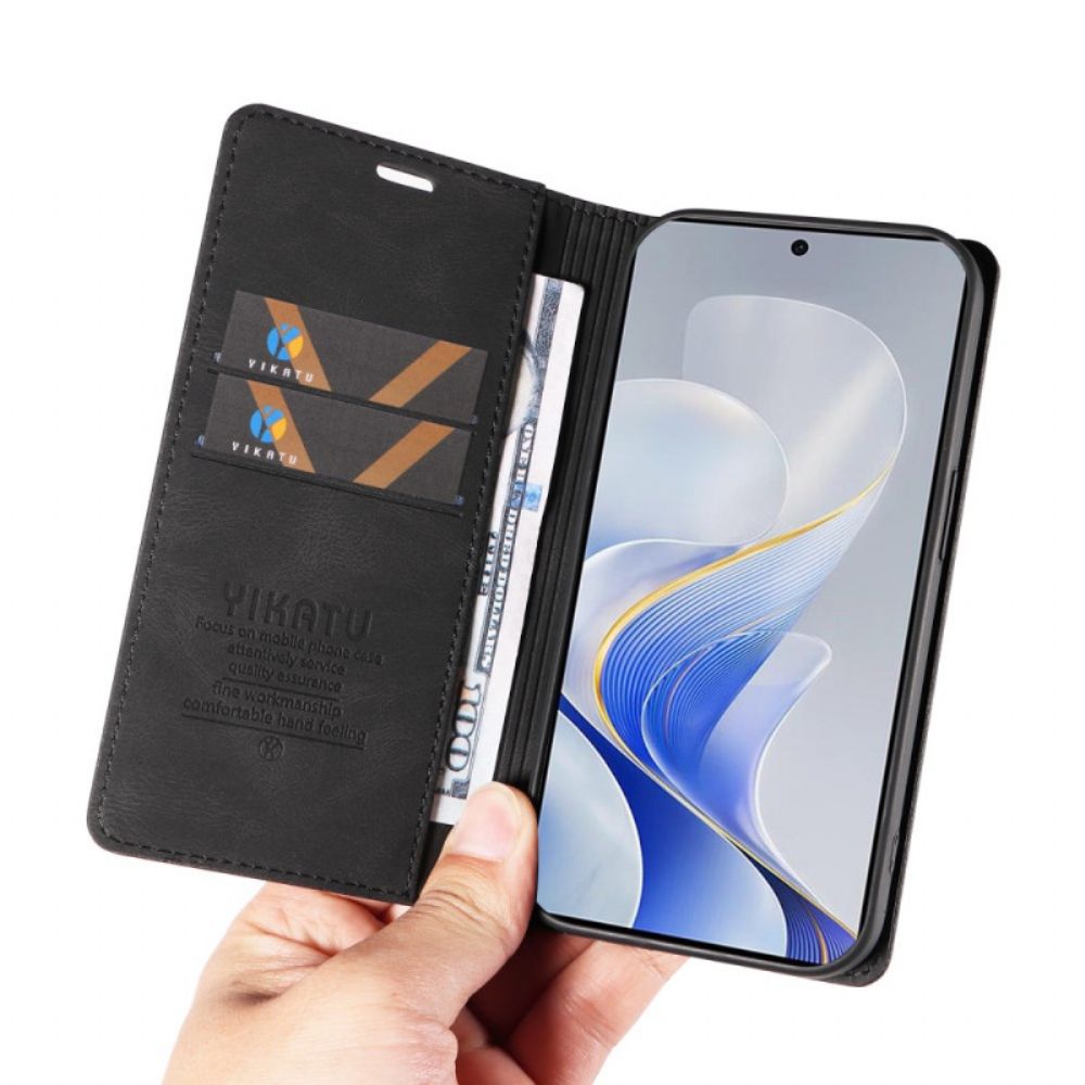 Folio-hoesje Voor Vivo V40 5g Zijdezachte Aanraking Yikatu