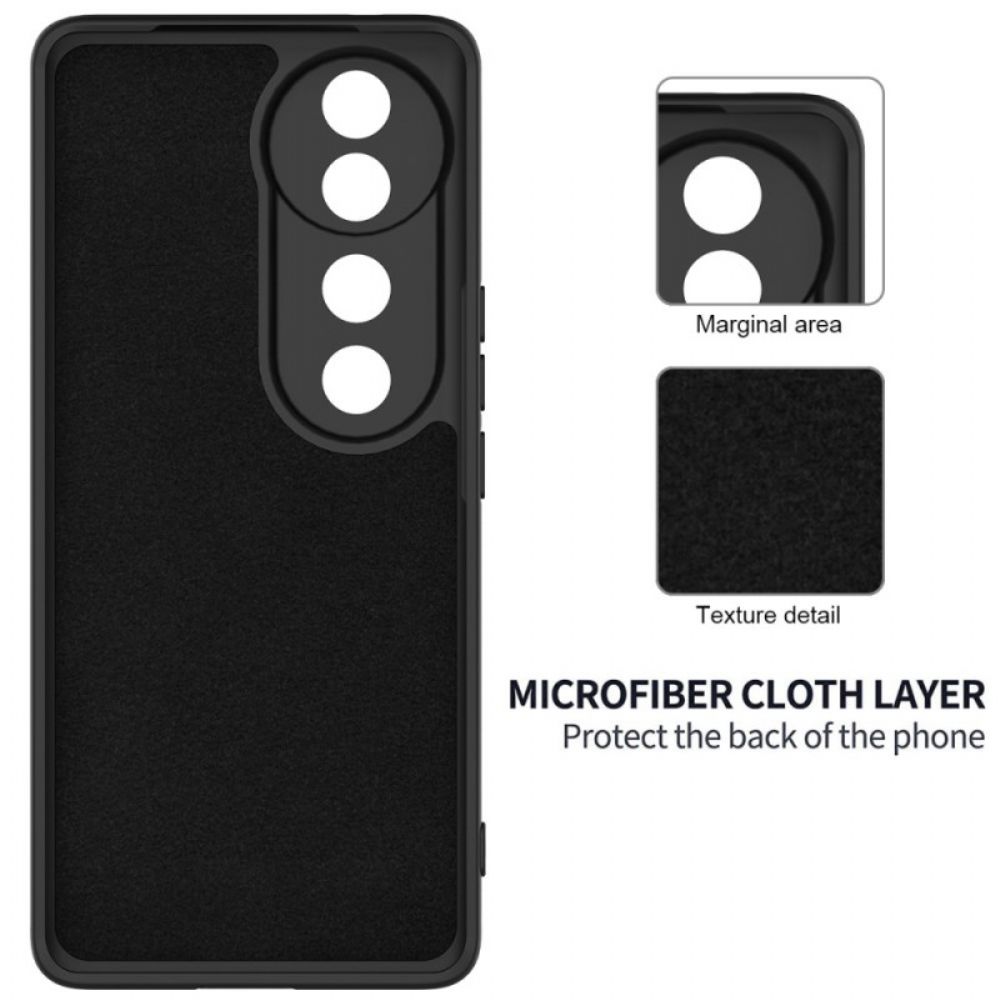 Hoesje Voor Vivo V40 5g Bandje Van Vloeibaar Siliconen