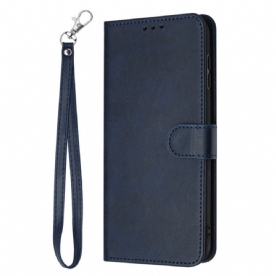 Leren Hoesje Vivo V40 5g Leerlook Met Bandje Bescherming Hoesje