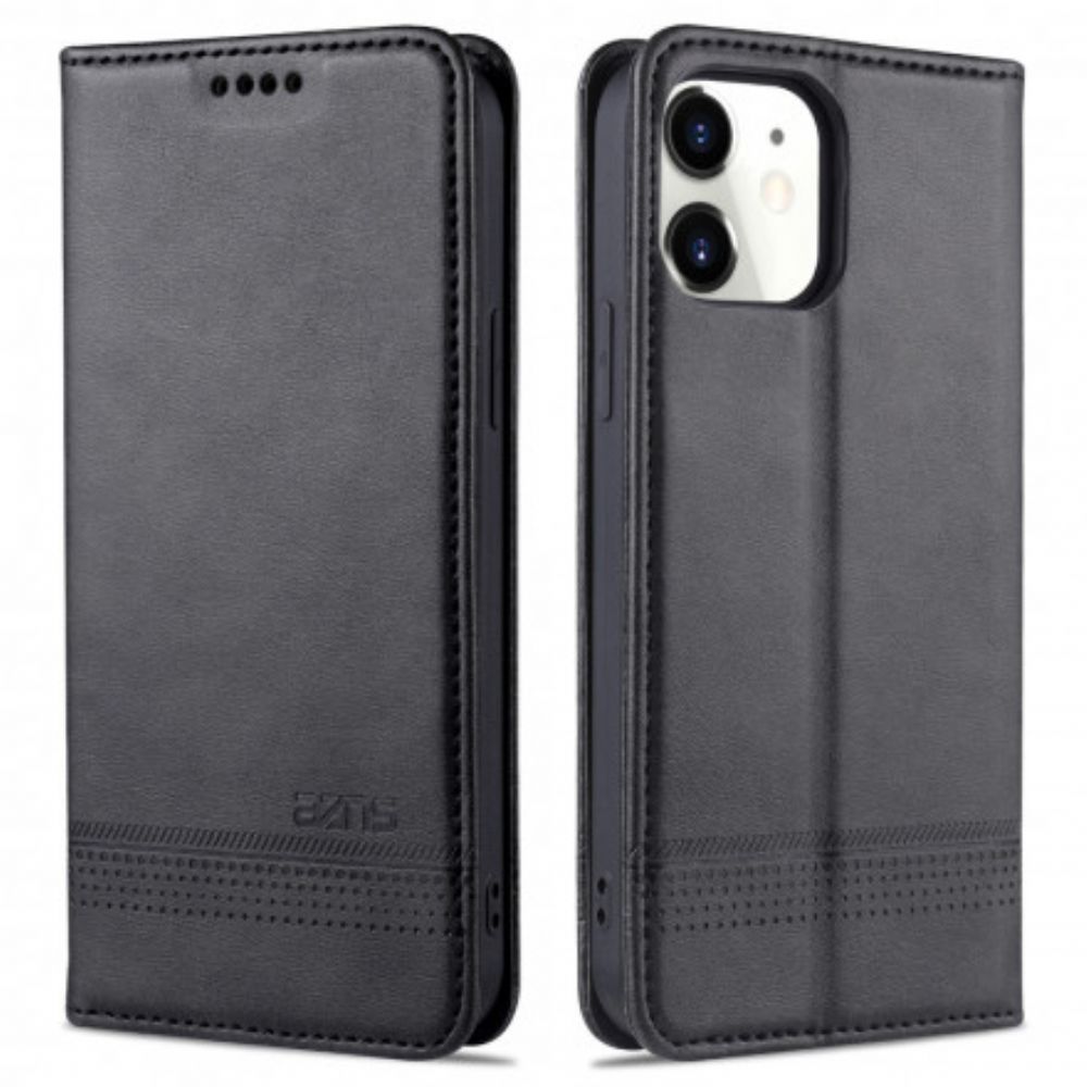 Bescherming Hoesje voor iPhone 13 Folio-hoesje Azns Lederen Stijl