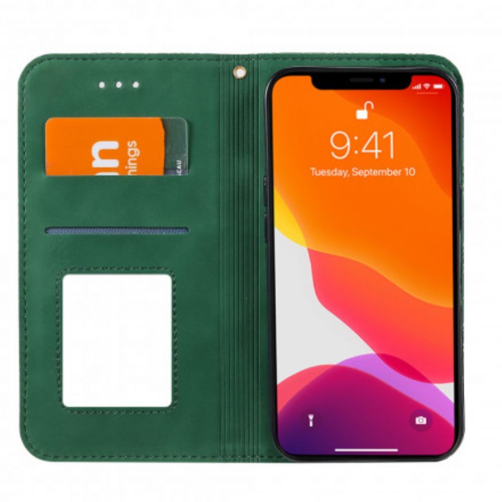 Bescherming Hoesje voor iPhone 13 Folio-hoesje Barokke Bloemen