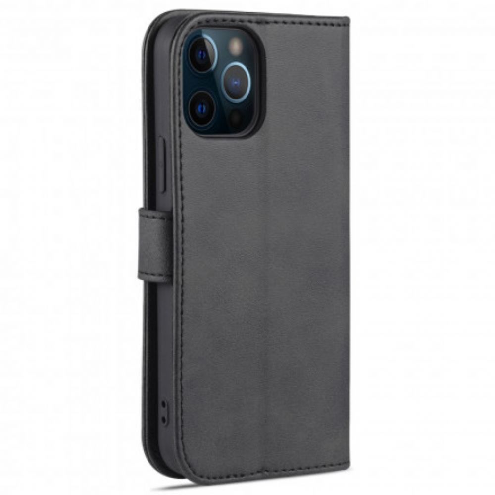 Folio-hoesje voor iPhone 13 Azns Kunstleer