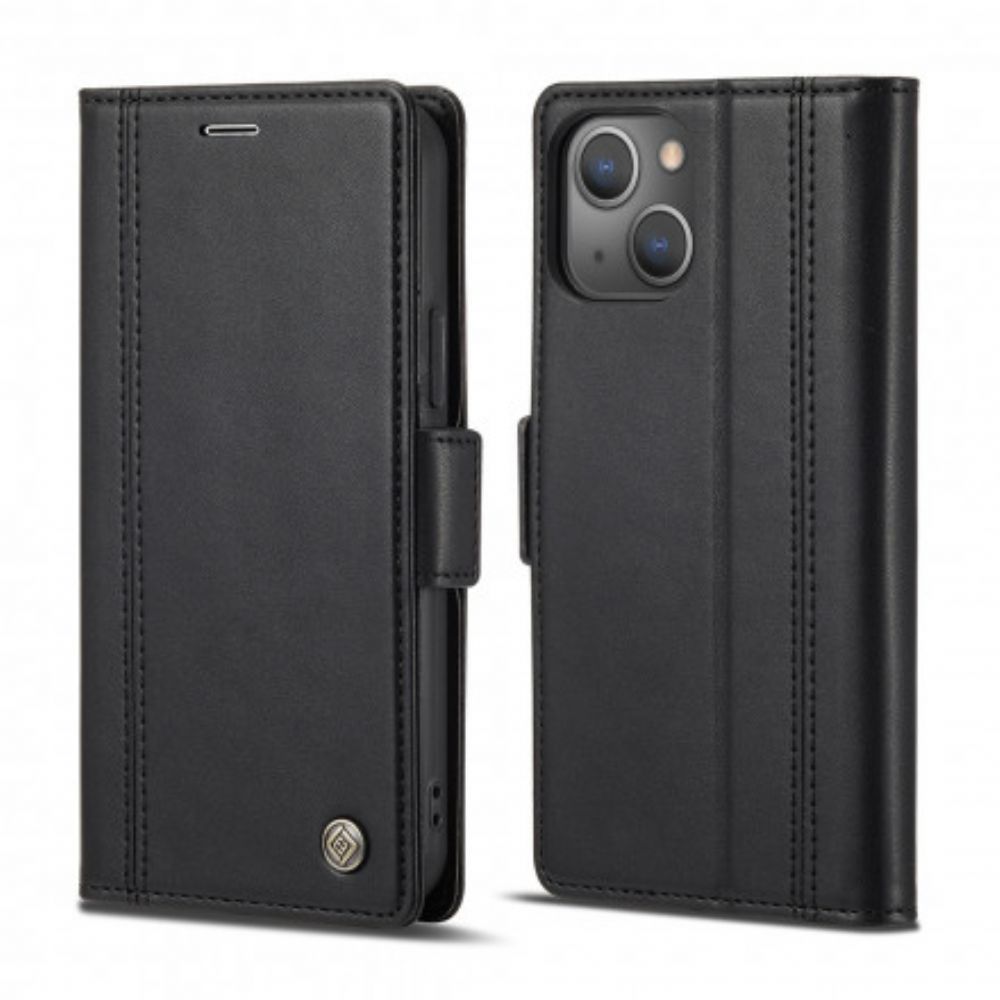 Folio-hoesje voor iPhone 13 Dubbele Sluiting Lc.imeeke