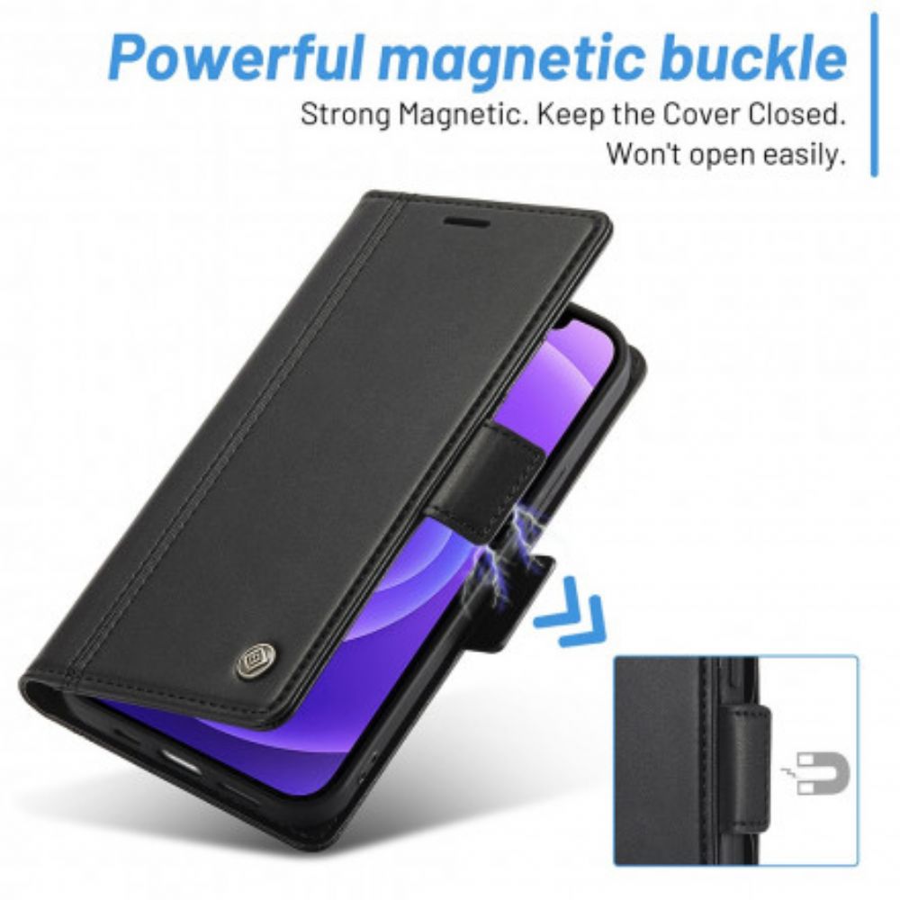 Folio-hoesje voor iPhone 13 Dubbele Sluiting Lc.imeeke