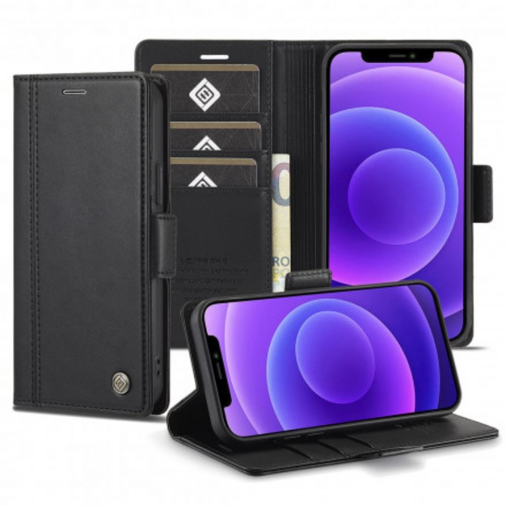 Folio-hoesje voor iPhone 13 Dubbele Sluiting Lc.imeeke