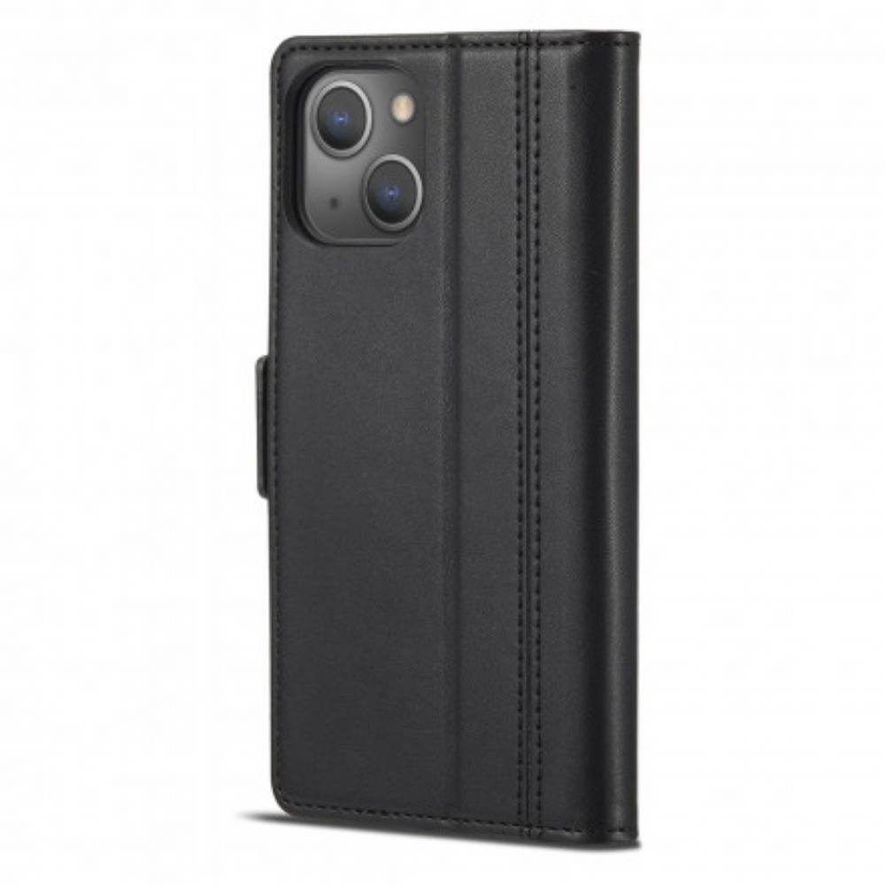 Folio-hoesje voor iPhone 13 Dubbele Sluiting Lc.imeeke