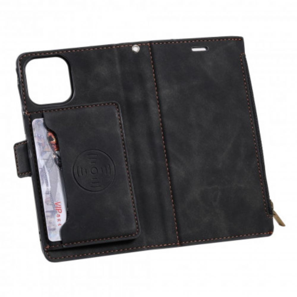 Folio-hoesje voor iPhone 13 Munt- En Kaarthouder