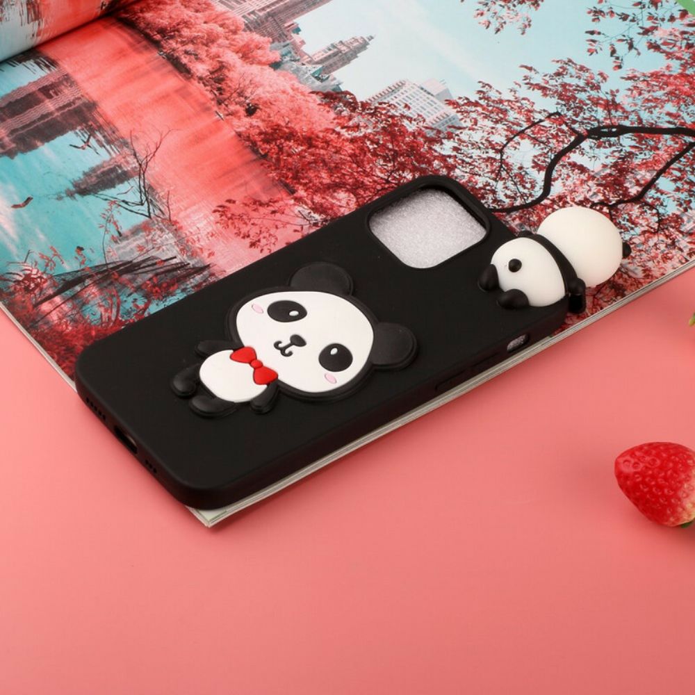 Hoesje voor iPhone 13 De 3d-panda
