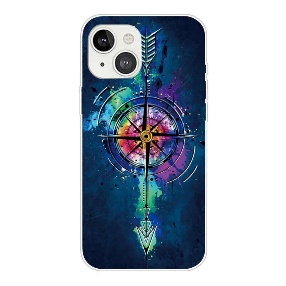 Hoesje voor iPhone 13 Kompasroos