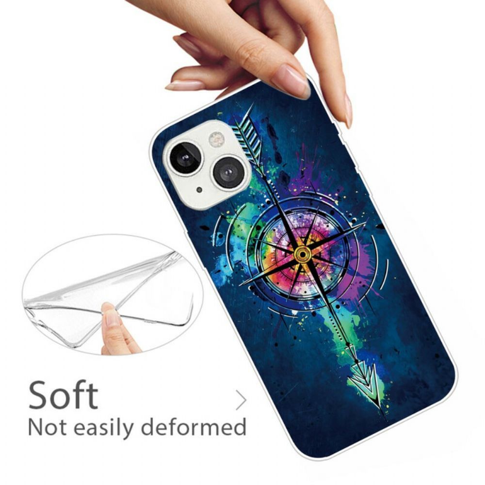 Hoesje voor iPhone 13 Kompasroos