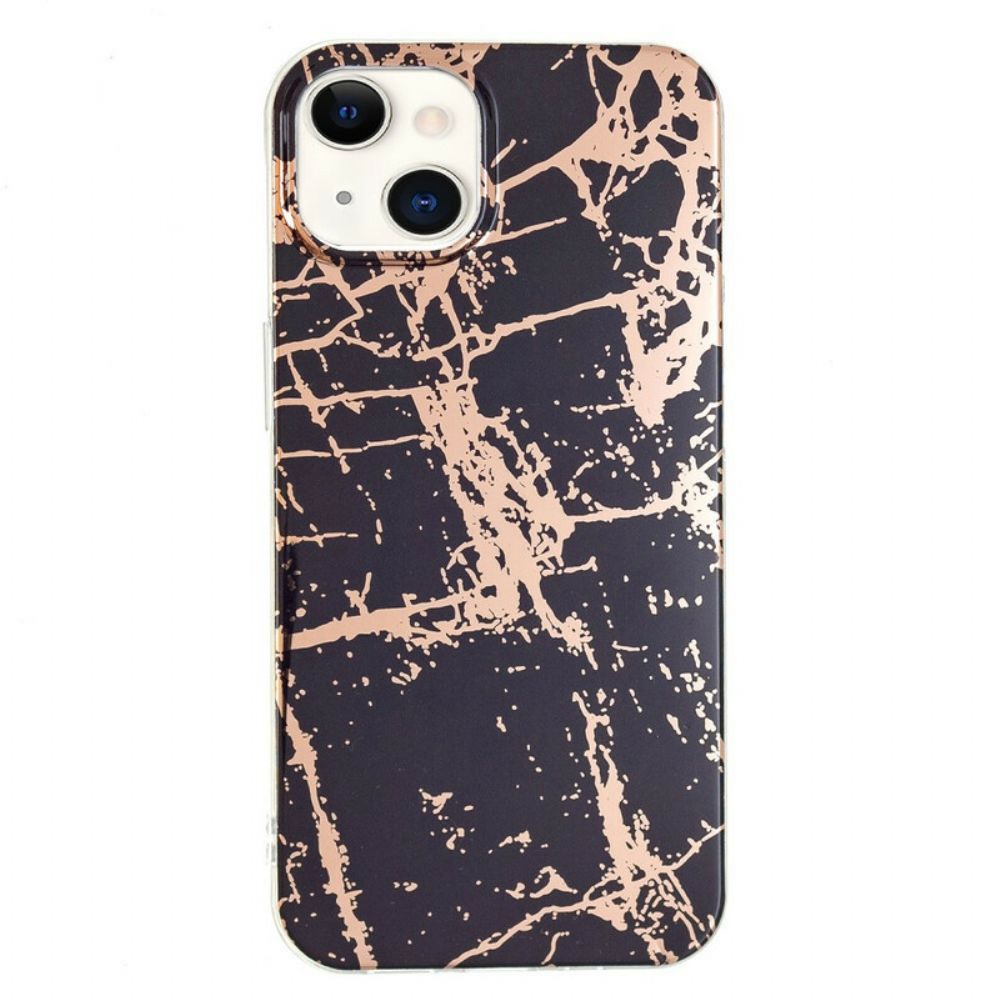 Hoesje voor iPhone 13 Marmeren Ontwerp