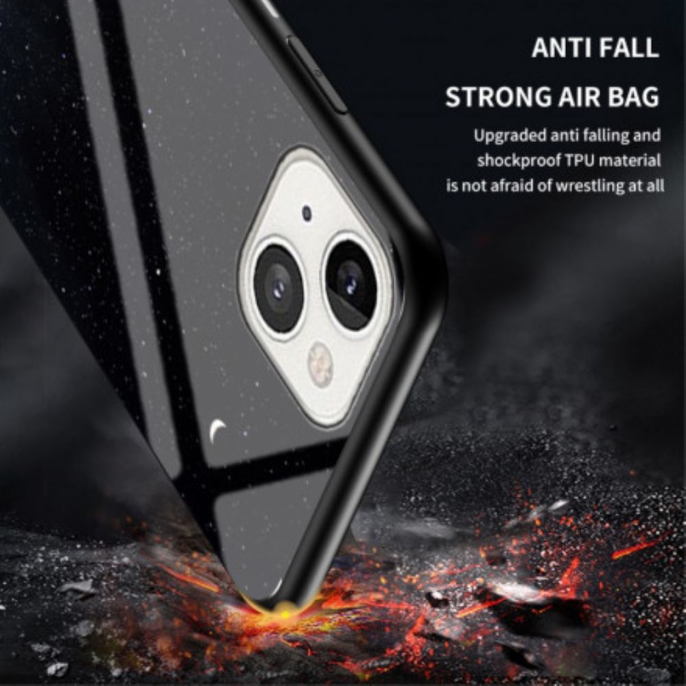 Hoesje voor iPhone 13 Sterrenhemel Gehard Glas