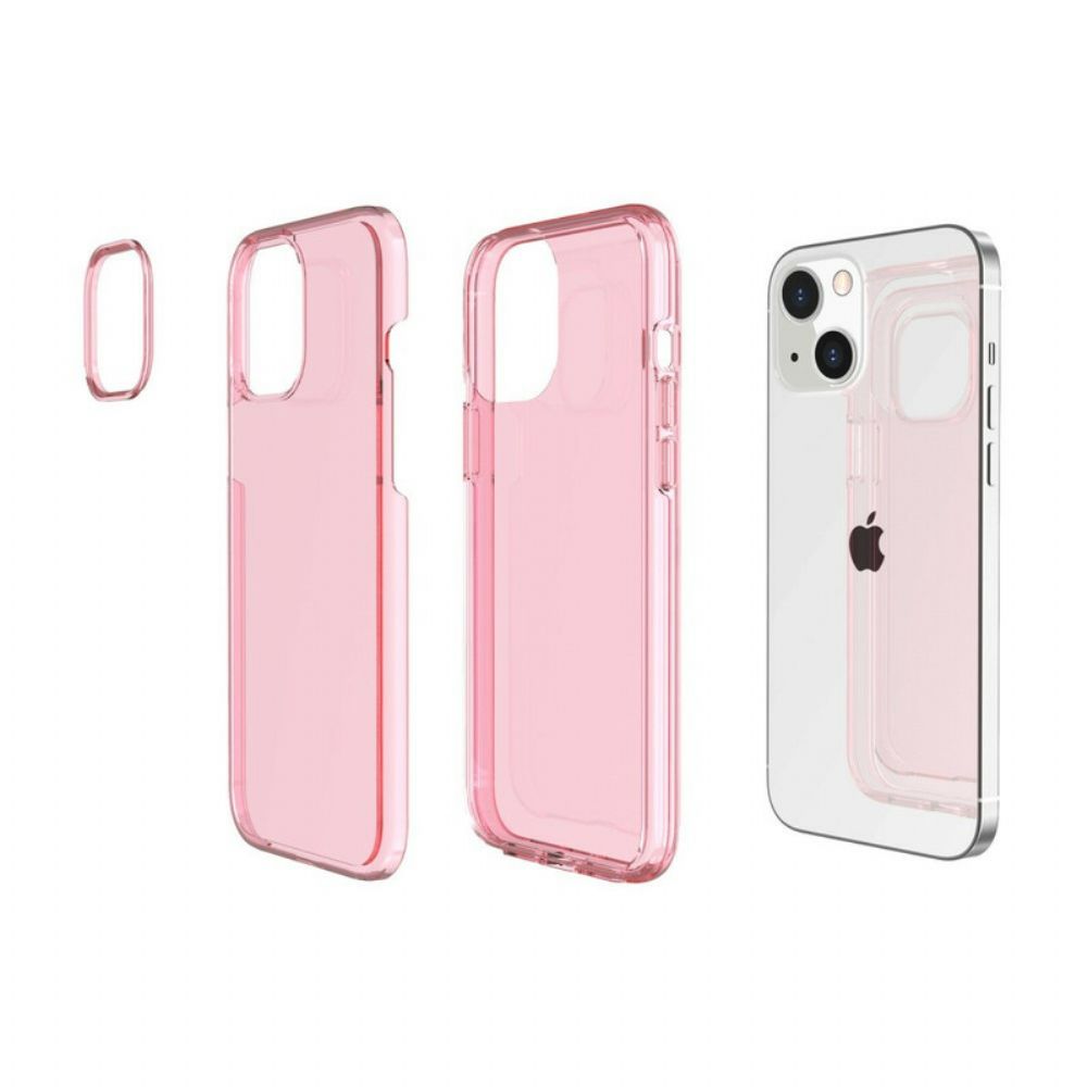 Hoesje voor iPhone 13 Transparant Getint