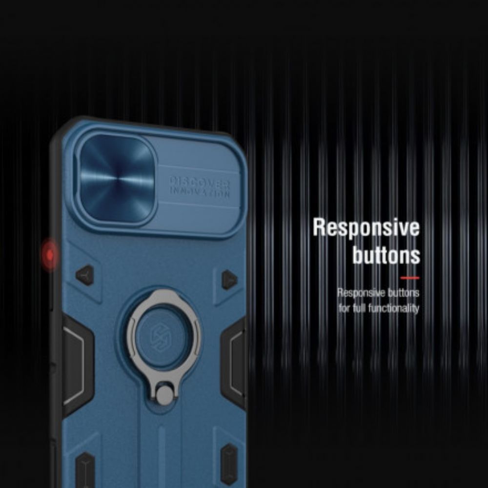 Hoesje voor iPhone 13 Ultrabestendige Nillkin-fotomodulebeschermer