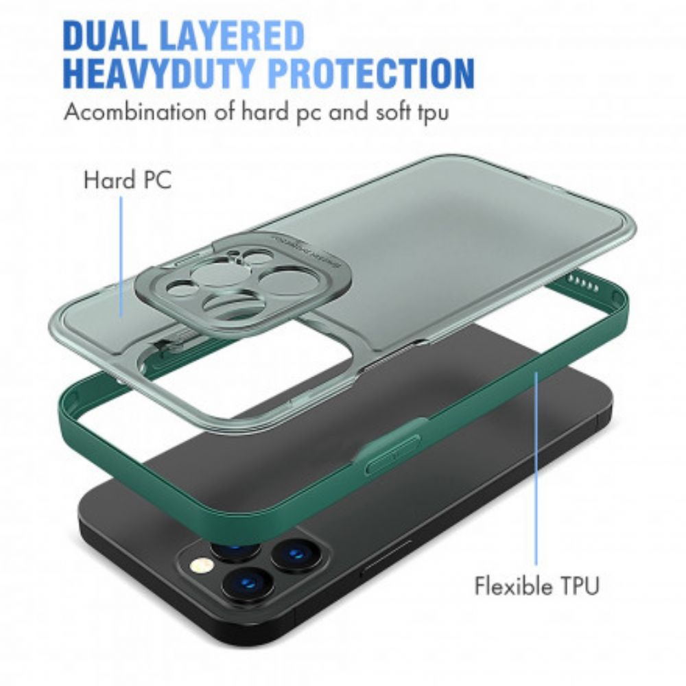 Hoesje voor iPhone 13 Verwijderbare Lensbeschermer