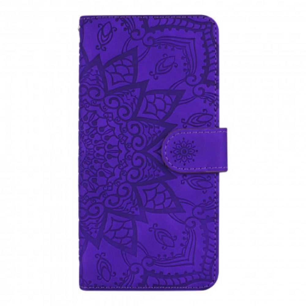 Leren Hoesje voor iPhone 13 Barokke Mandala