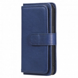 Leren Hoesje voor iPhone 13 Multifunctionele 10 Kaarthouder