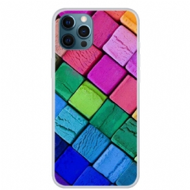 Hoesje voor iPhone 13 Pro Max Gekleurde Blokjes