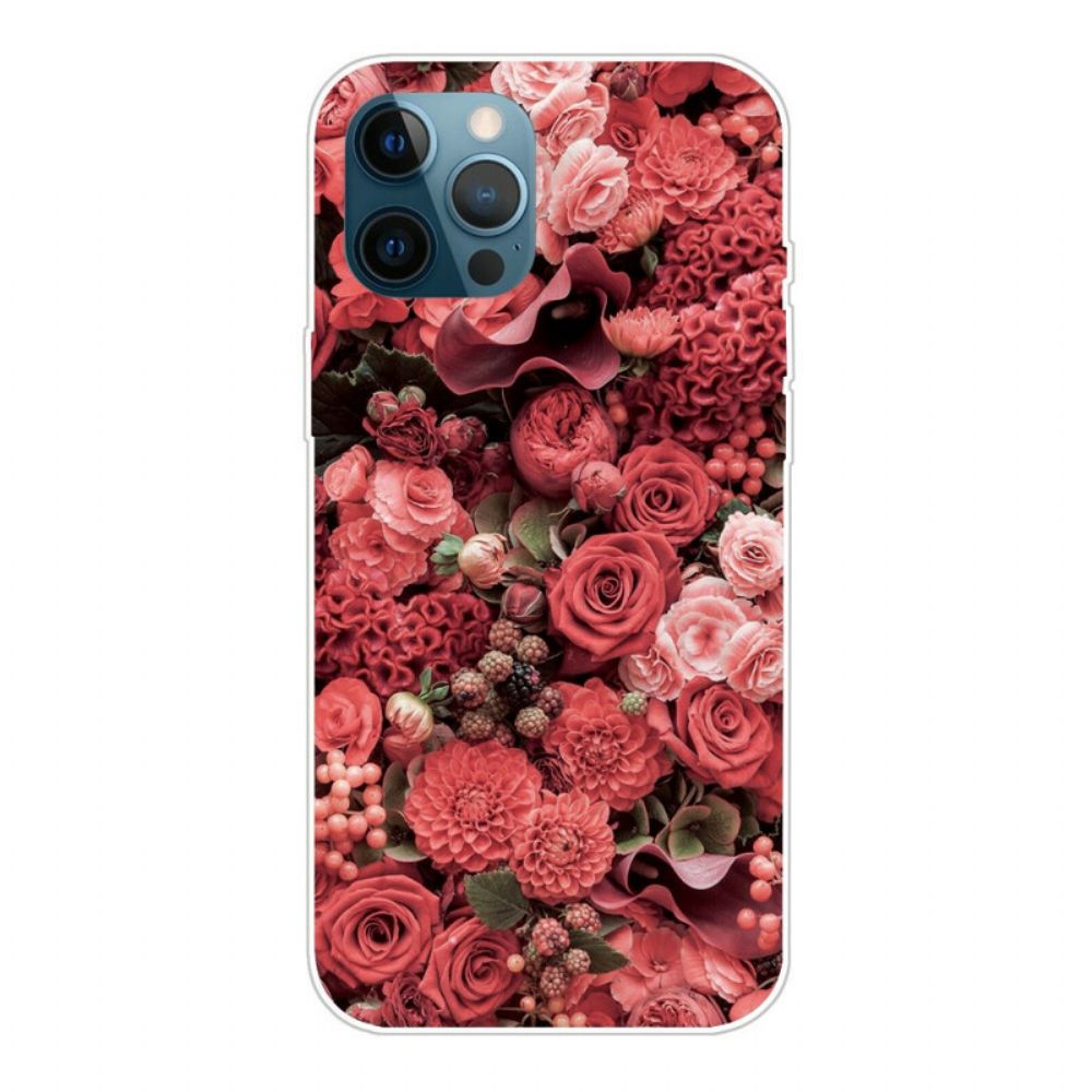 Hoesje voor iPhone 13 Pro Max Intense Bloemen