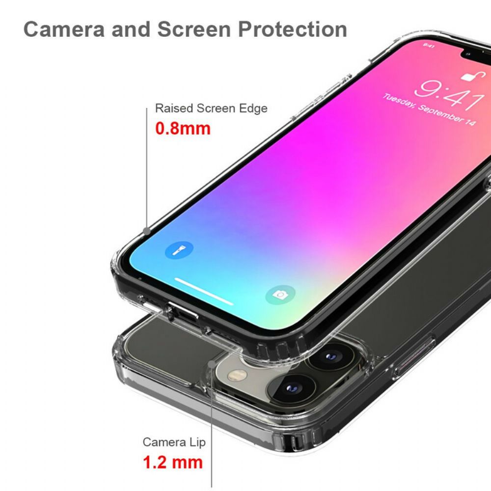 Hoesje voor iPhone 13 Pro Max Transparante Hybride