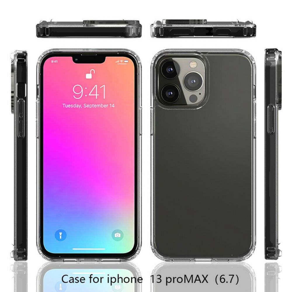 Hoesje voor iPhone 13 Pro Max Transparante Hybride