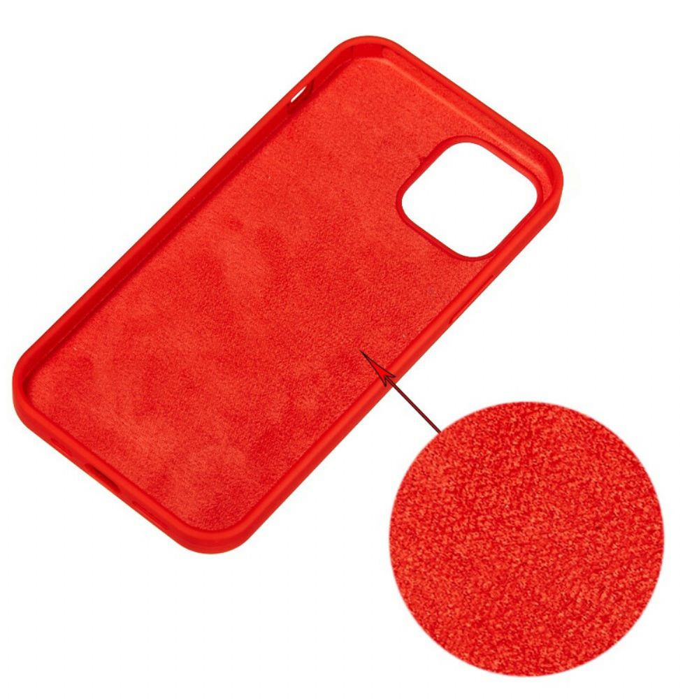 Hoesje voor iPhone 13 Pro Max Vloeibare Siliconen