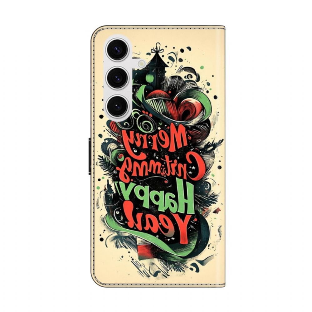Bescherming Hoesje Samsung Galaxy S26 Plus Kerstgraffiti