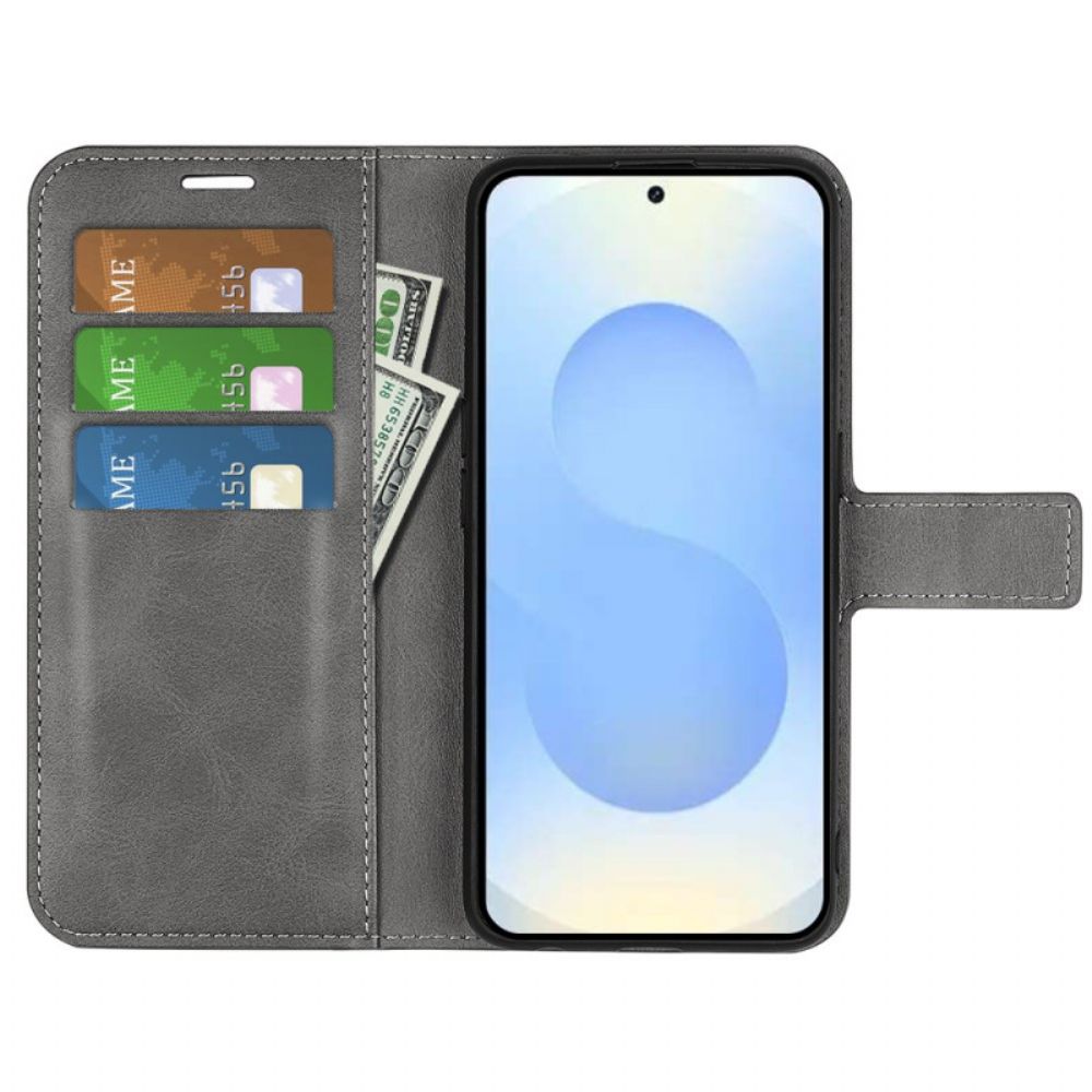 Bescherming Hoesje Samsung Galaxy S26 Plus Lederstijl