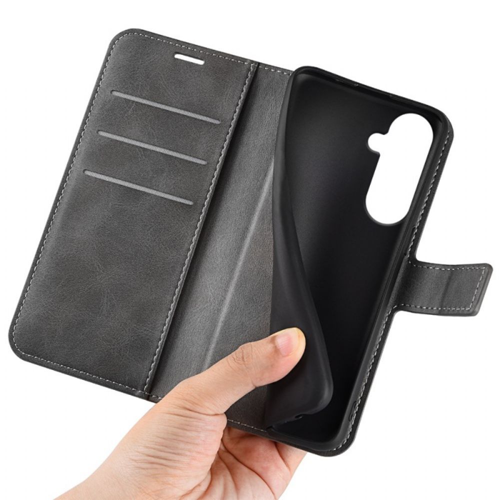 Bescherming Hoesje Samsung Galaxy S26 Plus Lederstijl