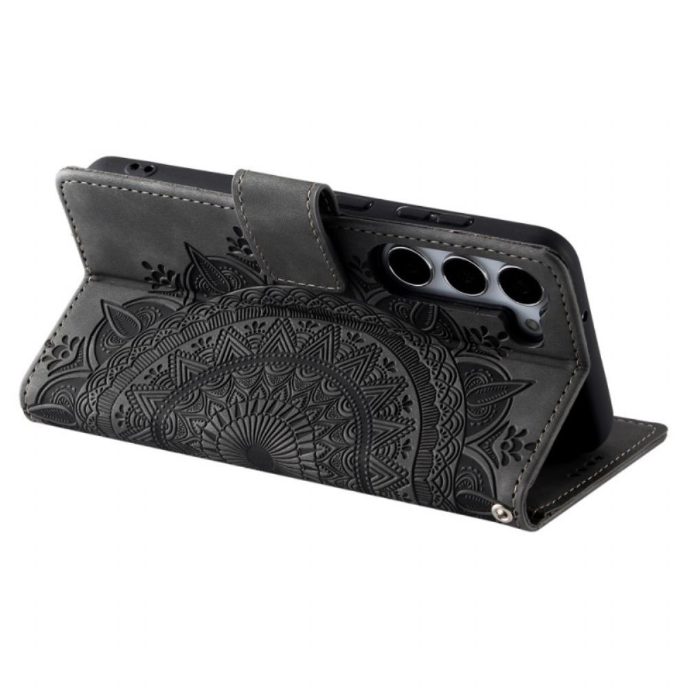 Bescherming Hoesje Samsung Galaxy S26 Plus Mandala Suède-effect