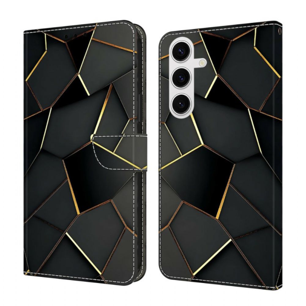 Bescherming Hoesje Samsung Galaxy S26 Plus Zwart-gouden Patroon