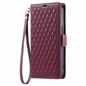 Flip Case Leren Samsung Galaxy S26 Plus Gewatteerd Vintage Design