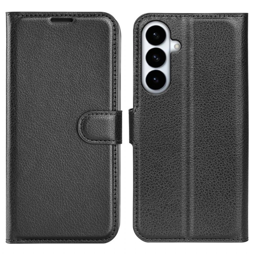 Flip Case Leren Samsung Galaxy S26 Plus Kunstleer In Lycheekleur
