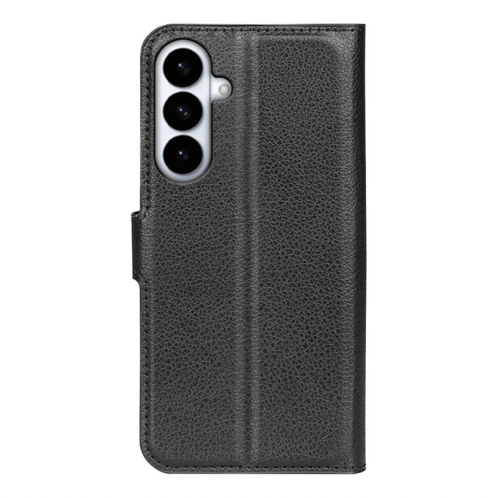 Flip Case Leren Samsung Galaxy S26 Plus Kunstleer In Lycheekleur