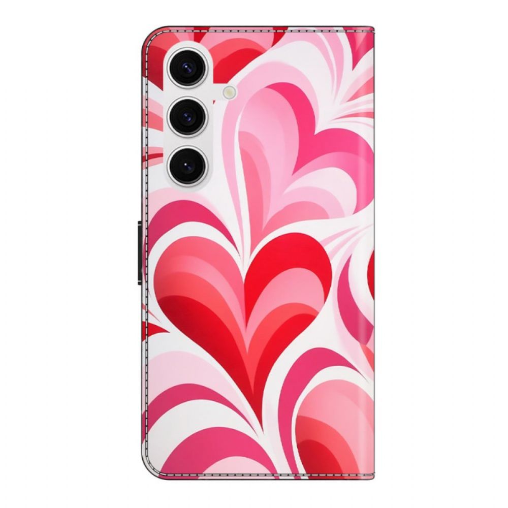 Flip Case Leren Samsung Galaxy S26 Plus Liefdespatroon
